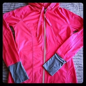 NEON red track jacket